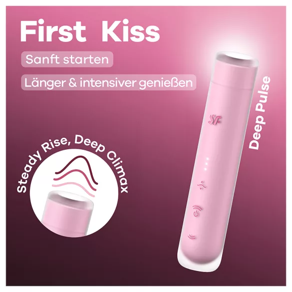 Satisfyer First Kiss - stimolatore clitorideo ad onde d’aria (rosa)
