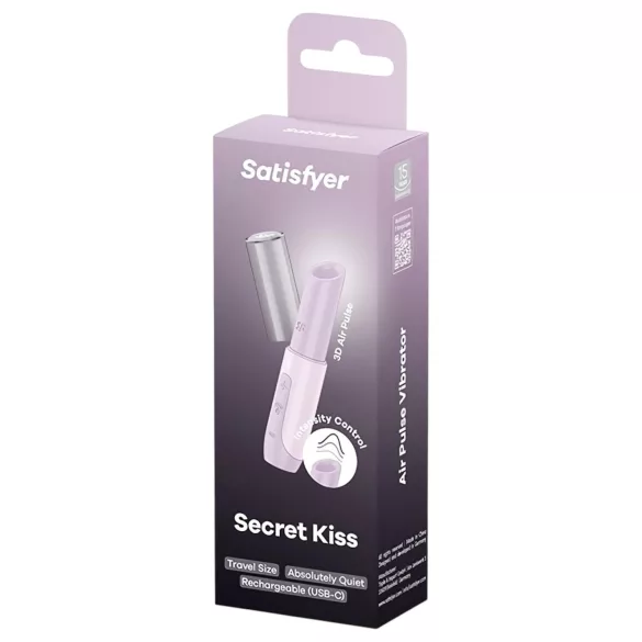 Satisfyer Secret Kiss - stimolatore clitorideo a onde d’aria - rosa
