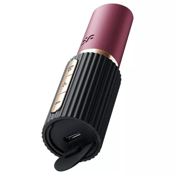 Satisfyer Deep Kiss - vibratore clitorideo a impulsi d’aria - nero