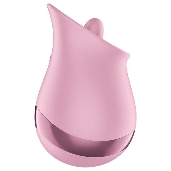 Satisfyer - vibratore clitorideo lingua - silicone rosa