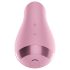 Satisfyer - vibratore clitorideo lingua - silicone rosa
