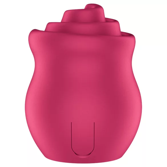 Satisfyer Tongue Twister - vibratore clitorideo lingua rotante - silicone rosa