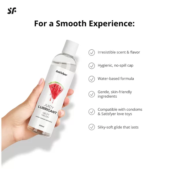 Satisfyer - lubrificante intimo aromatizzato - anguria - 300ml