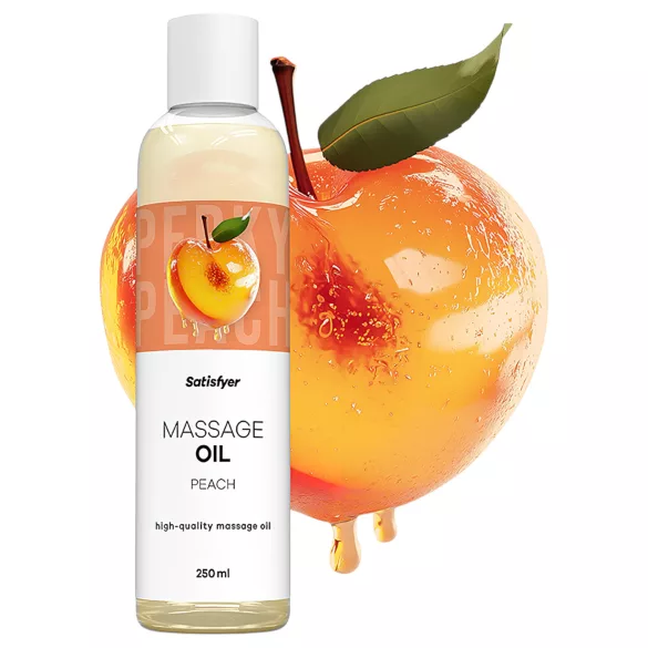 Satisfyer - olio da massaggio al pesca - 250ml