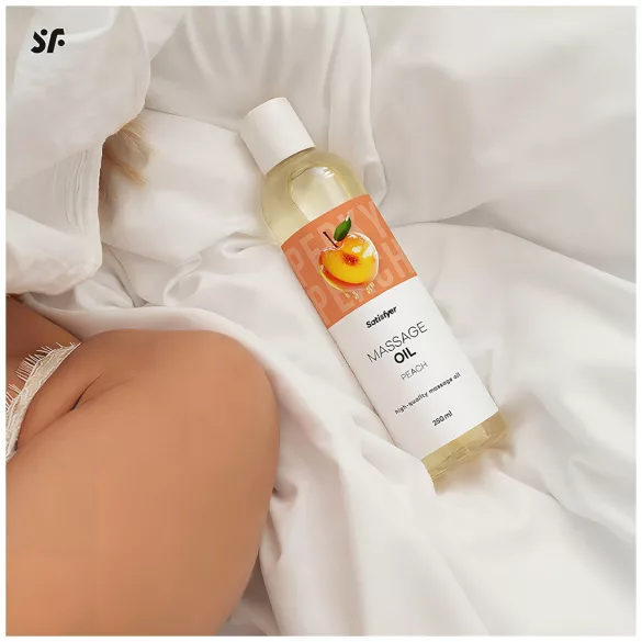 Satisfyer - olio da massaggio al pesca - 250ml