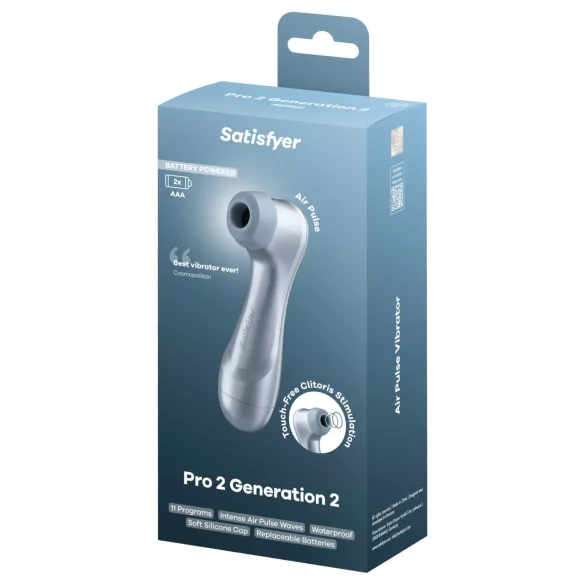 Satisfyer Pro2 Gen2 - succhiaclitoride onde d’aria - blu