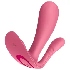   Satisfyer Top Secret+ - vibratore indossabile per il punto G e anale (rosa)