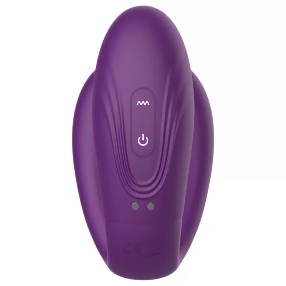 Mrow - vibratore di coppia ricaricabile impermeabile 3 motori viola