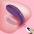 Mrow - vibratore doppio impermeabile a 3 motori, ricaricabile (viola)
