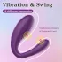 Mrow - vibratore di coppia ricaricabile impermeabile 3 motori viola