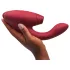 Womanizer Duo 2 - Vibratore 2in1 punto G e clitoride - silicone rosso