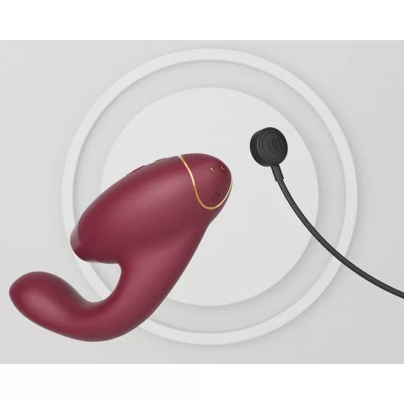 Womanizer Duo 2 - Vibratore 2in1 punto G e clitoride - silicone rosso
