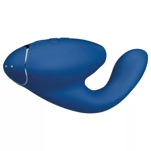Womanizer Duo 2 - vibratore 2in1 punto G e clitoride - silicone blu