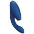 Womanizer Duo 2 - vibratore 2in1 punto G e clitoride - silicone blu