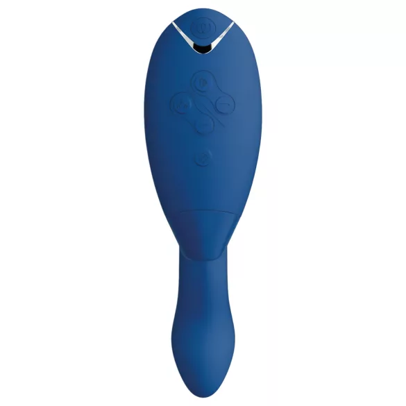 Womanizer Duo 2 - vibratore 2in1 punto G e clitoride - silicone blu