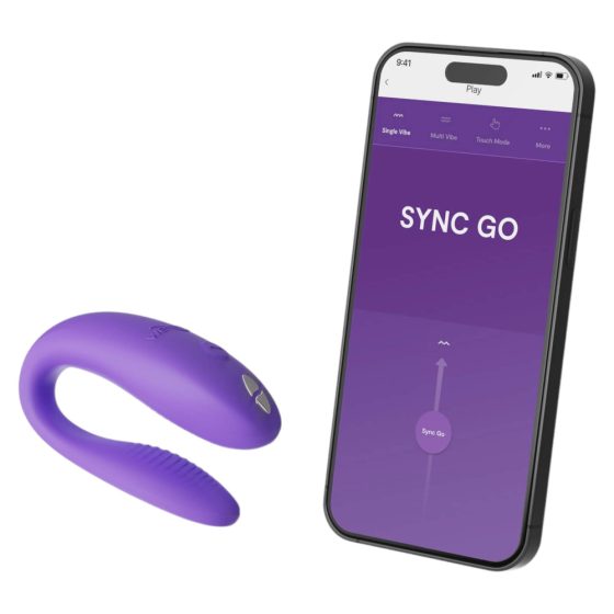 Sync GO - Vibratore di coppia ricaricabile intelligente We-Vibe (viola)