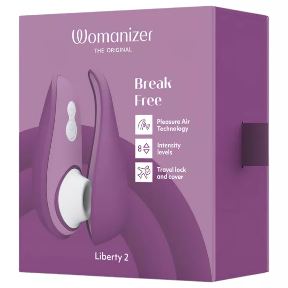 Womanizer Liberty 2 - stimolatore clitorideo a onde d'aria - viola