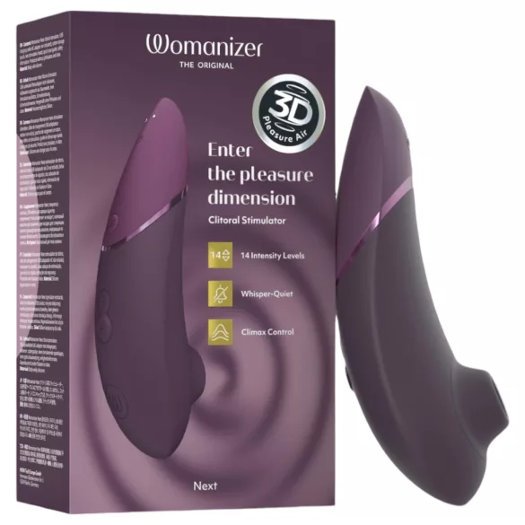 Womanizer Next - succhiaclitoride onde d’aria ricaricabile - viola