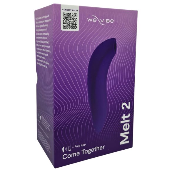 We-Vibe Melt 2 - stimolatore clitorideo a onde d'aria intelligente (viola)