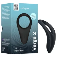   We-Vibe Verge 2 - Anello vibrante per pene con controllo tramite app, per uomini (nero)