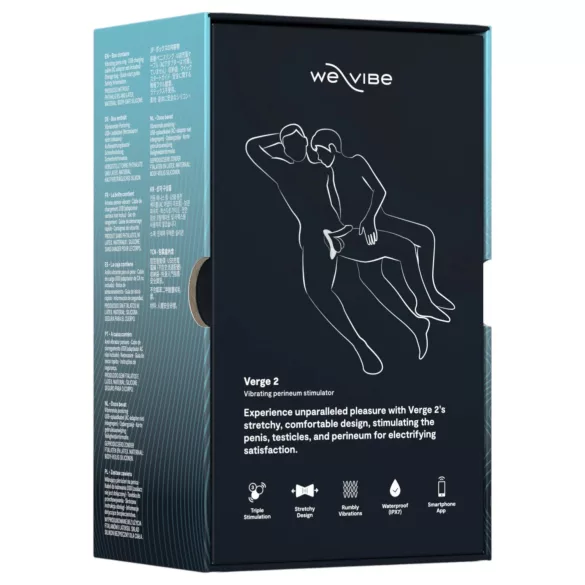 We-Vibe Verge 2 - anello vibrante intelligente per pene (nero)