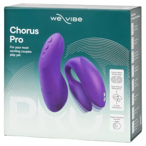 We-Vibe Chorus Pro - vibratore coppia telecomando intelligente - silicone viola