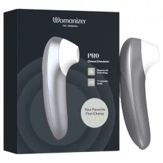   Womanizer Pro - stimolatore clitorideo ad onde d’aria (grigio)