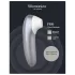 Womanizer Pro - stimolatore clitorideo ad onde d’aria (grigio)