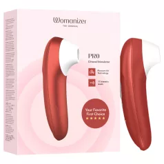   Womanizer Pro - stimolatore clitorideo a onde d’aria (rosso)