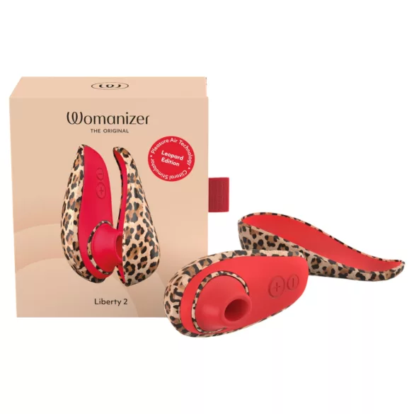 Womanizer Liberty 2 - stimolatore clitorideo a onde d’aria (leopardo)