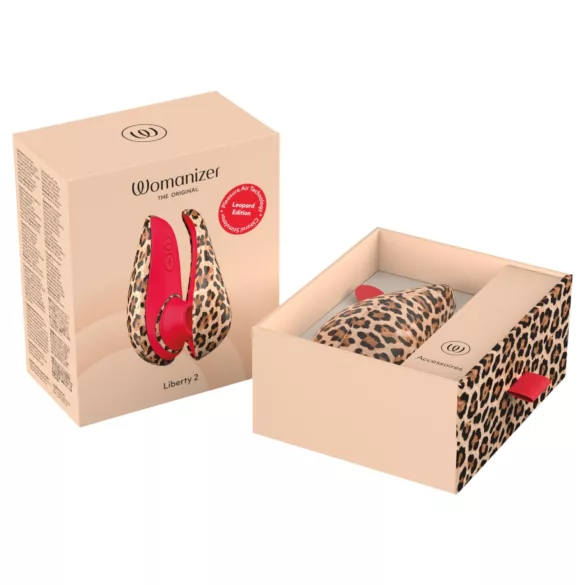 Womanizer Liberty 2 - stimolatore clitorideo a onde d’aria (leopardo)