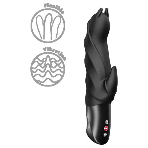 Fun Factory Darling Devil - vibratore con braccio per clitoride (nero)