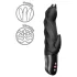 Fun Factory Darling Devil - vibratore con braccio per clitoride (nero)