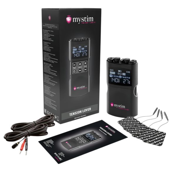 mystim Tension Lover 2 - kit elettrostimolazione digitale (nero)
