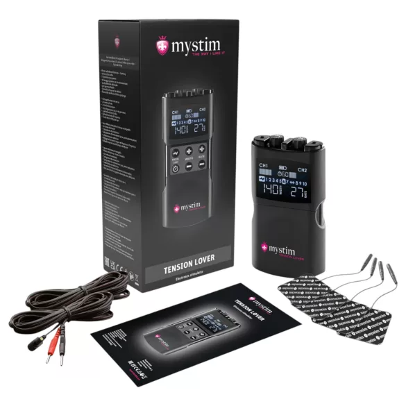mystim Tension Lover 2 - elettrostimolatore digitale - nero