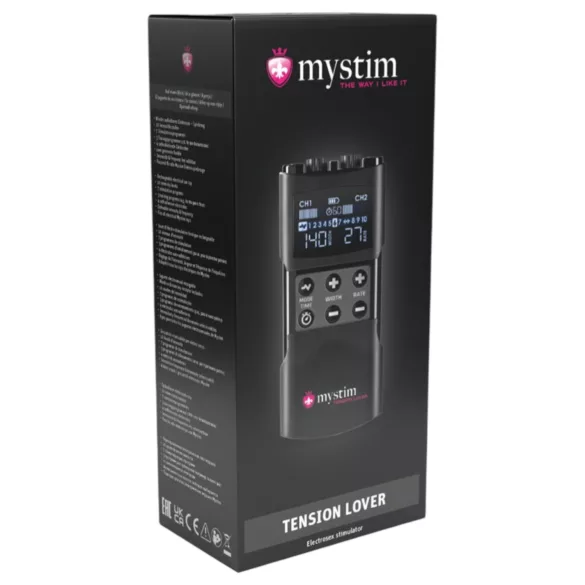 mystim Tension Lover 2 - elettrostimolatore digitale - nero
