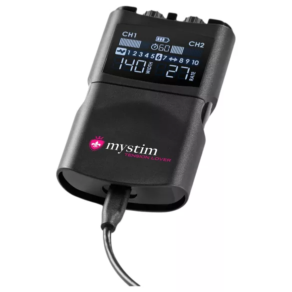 mystim Tension Lover 2 - elettrostimolatore digitale - nero