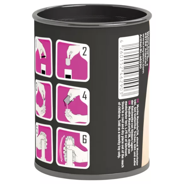 Mystim - masturbatore maschile con rilievi - bianco