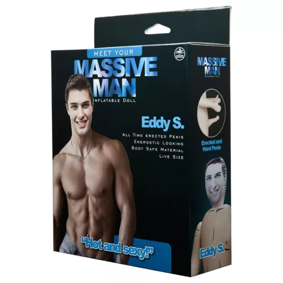 Eddy - bambola gonfiabile uomo - realistico - materiale PVC