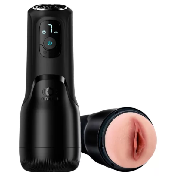 OTOUCH Airturn 4 - masturbatore automatico a suzione e vibrazione (nero)