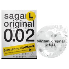 Sagami Original 0,02 L - preservativo - 58mm (3pz)