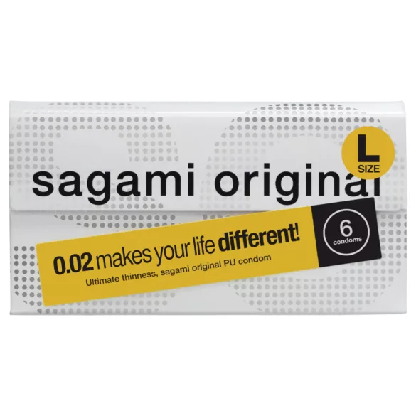 Sagami Original 0.02 L - preservativo - 58mm - confezione da 6
