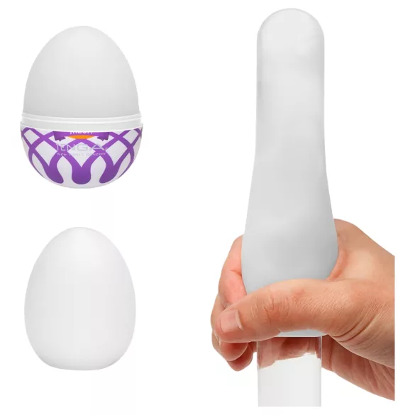 TENGA Egg Mesh - masturbatore a forma di uovo (1pz)