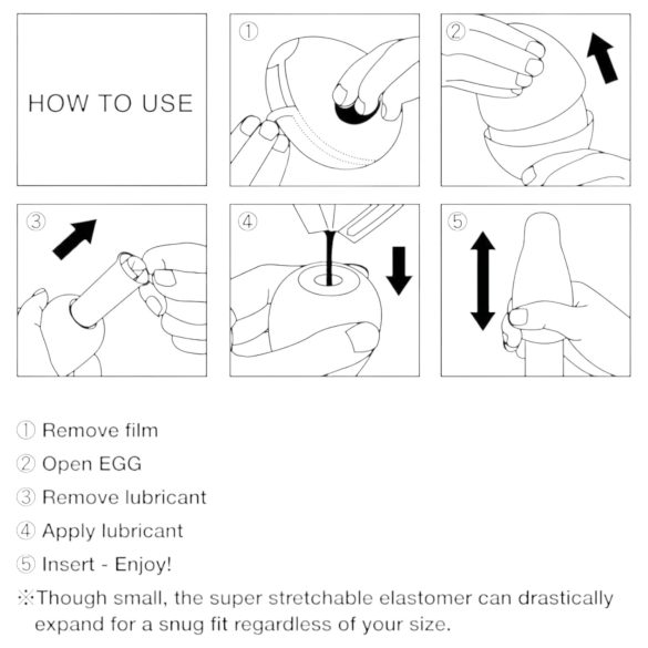 TENGA Egg Tube - masturbatore a forma di uovo (1 pz)
