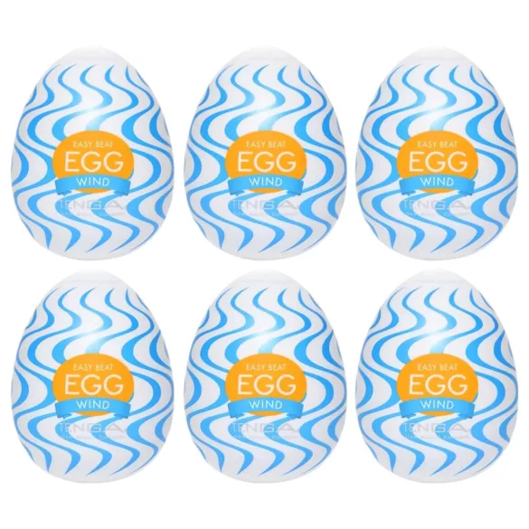 TENGA Egg Wind - masturbatore uomo a forma di uovo - confezione 6 pezzi