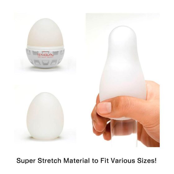 Uovo Masturbatore TENGA Egg Boxy (Confezione da 6)