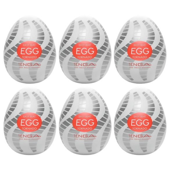 TENGA Egg Tornado - masturbatore a forma di uovo (6 pezzi)
