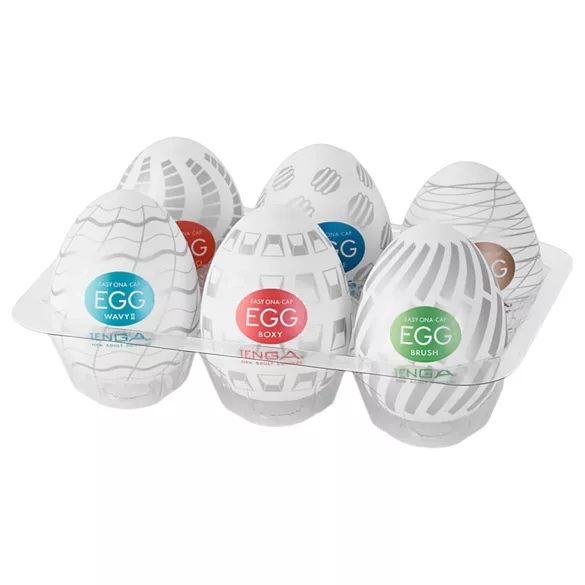 TENGA Egg New Standard - masturbatore maschile a forma di uovo - set 6 pezzi