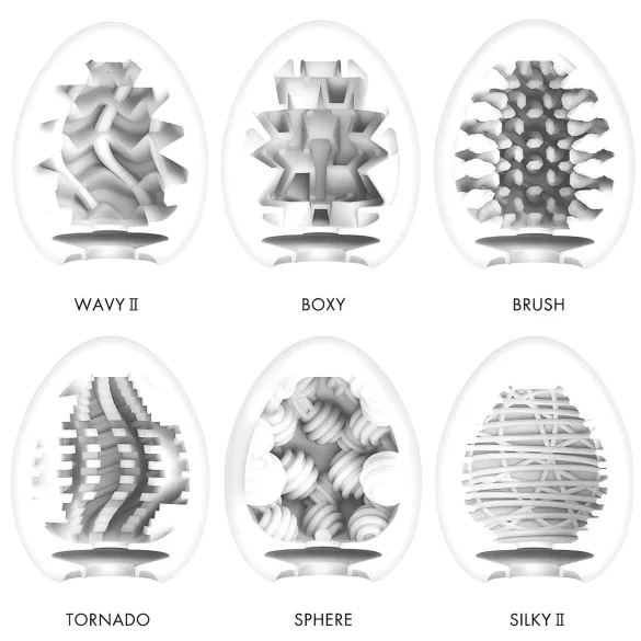 TENGA Egg New Standard - masturbatore maschile a forma di uovo - set 6 pezzi