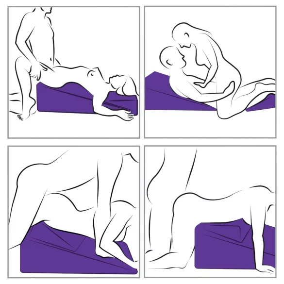 Liberator Wedge/Ramp - set 2 cuscini per sesso - nero